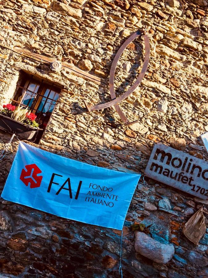 Il Fienile - Molino Maufet Mühle - Lake View Terrace Colico Exterior foto